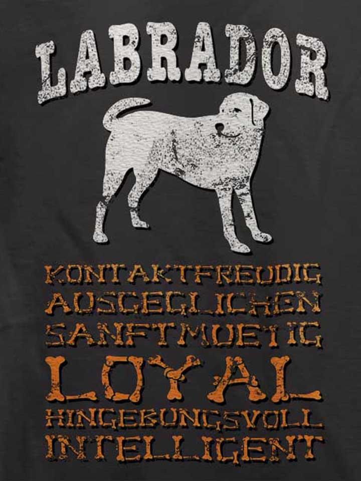 hund-labrador-t-shirt dunkelgrau 4