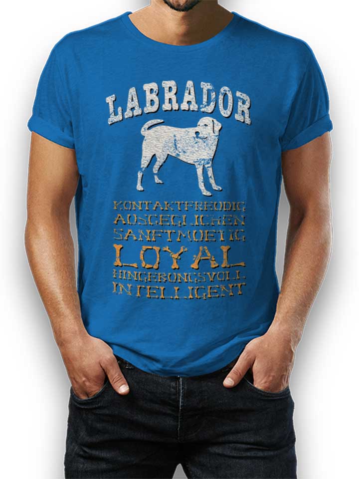 hund-labrador-t-shirt royal 1
