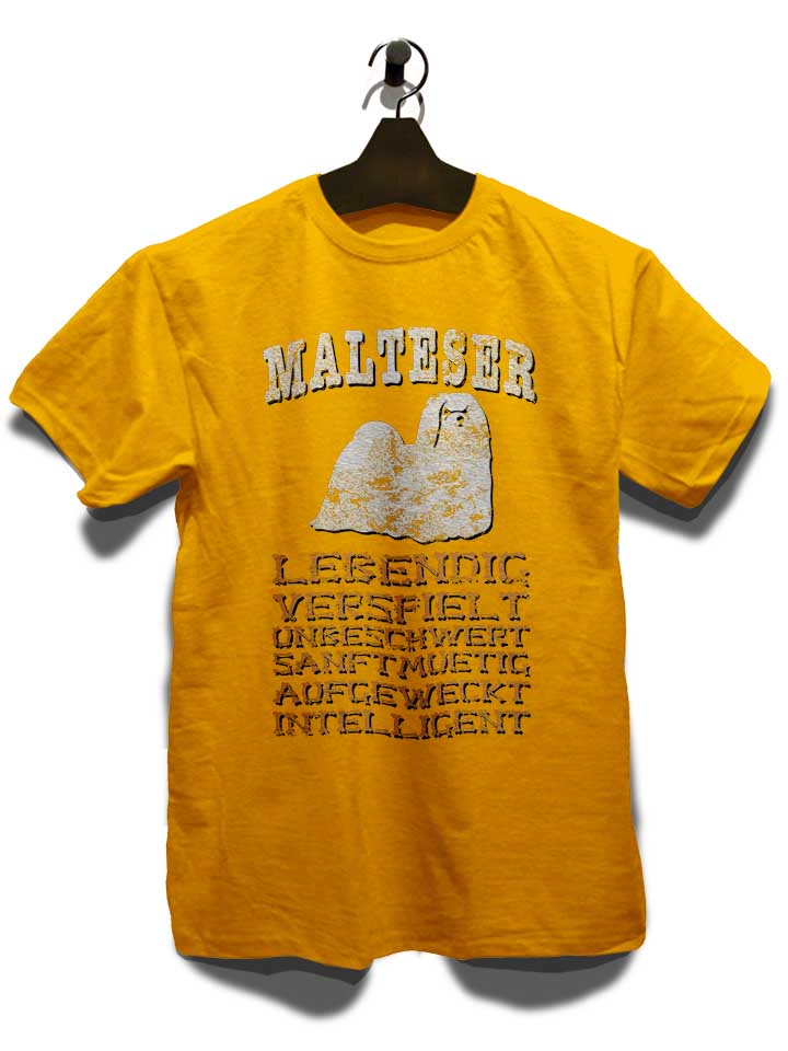 hund-malteser-t-shirt gelb 3