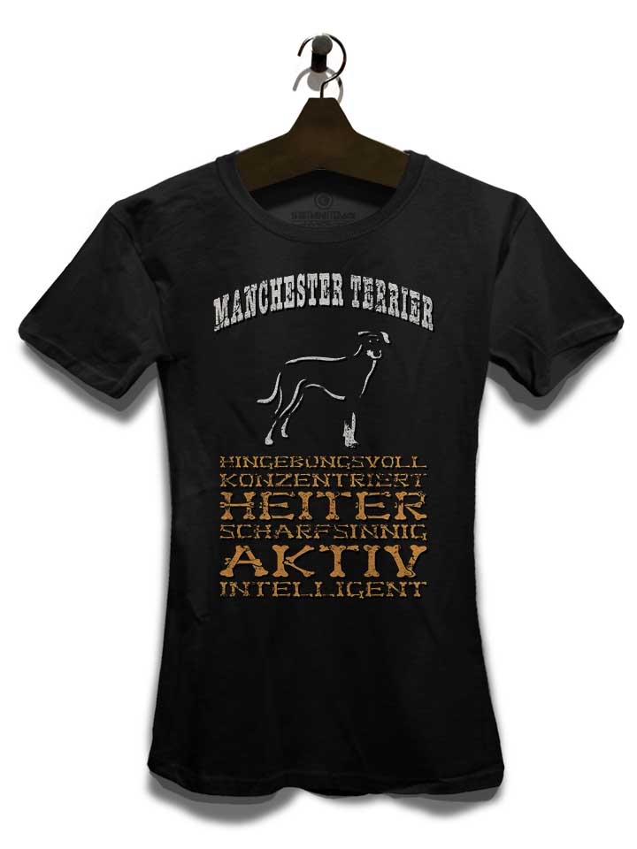 hund-manchester-terrier-damen-t-shirt schwarz 3