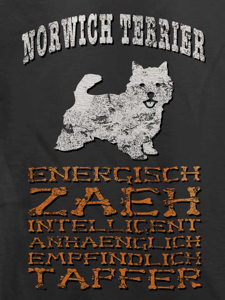hund-norwich-terrier-t-shirt dunkelgrau 4