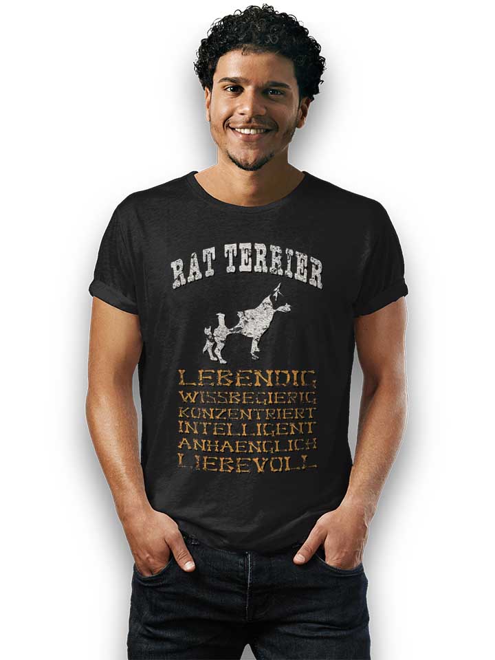 hund-rat-terrier-t-shirt schwarz 2