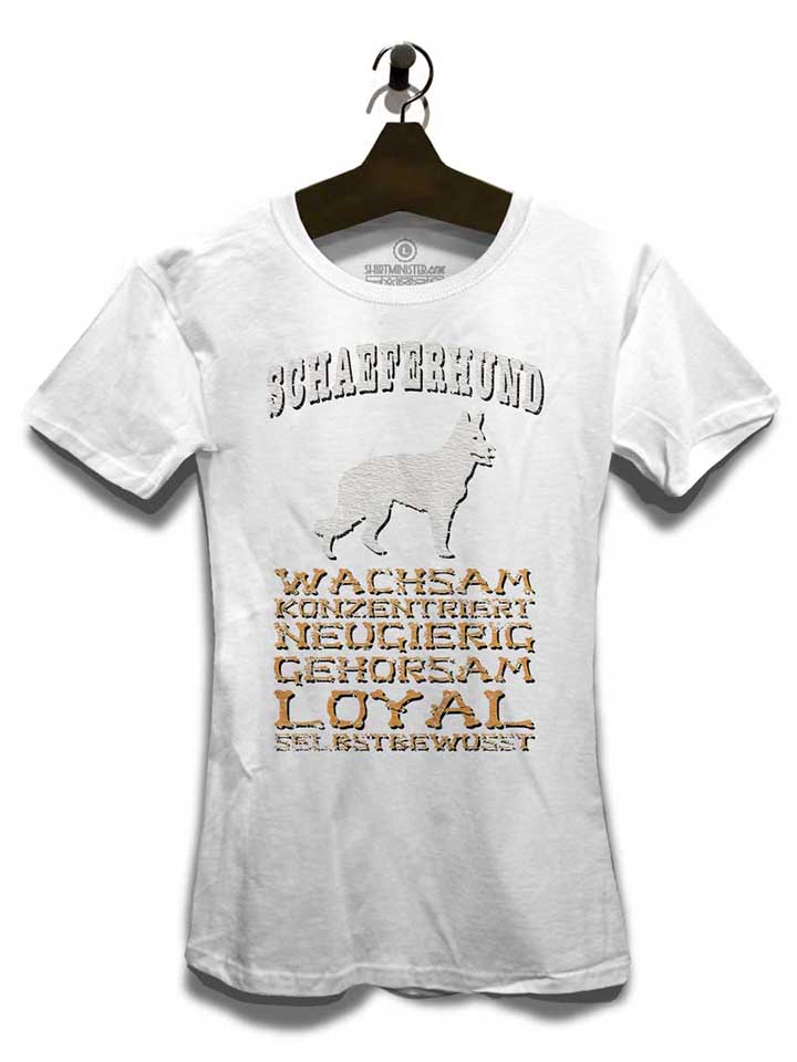 hund-schaeferhund-damen-t-shirt weiss 3
