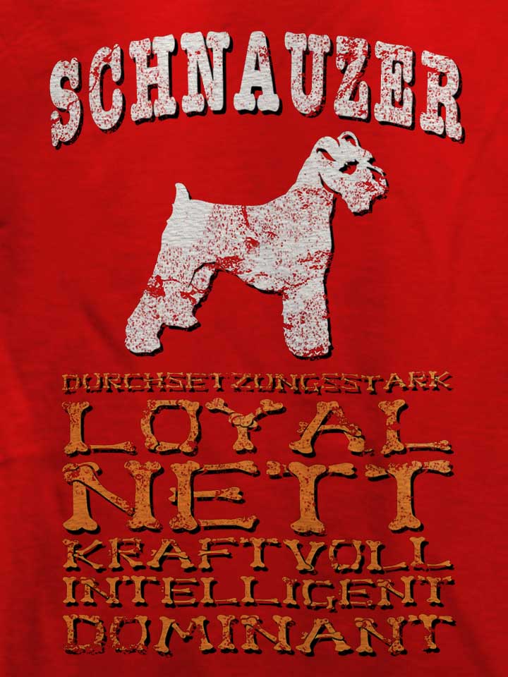 hund-schnauzer-t-shirt rot 4