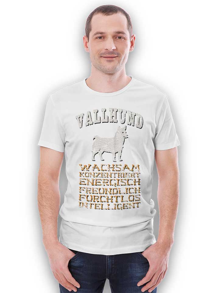 hund-vallhund-t-shirt weiss 2