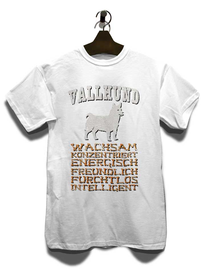 hund-vallhund-t-shirt weiss 3