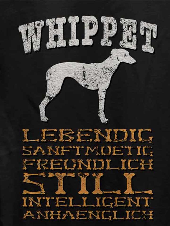 hund-whippet-damen-t-shirt schwarz 4