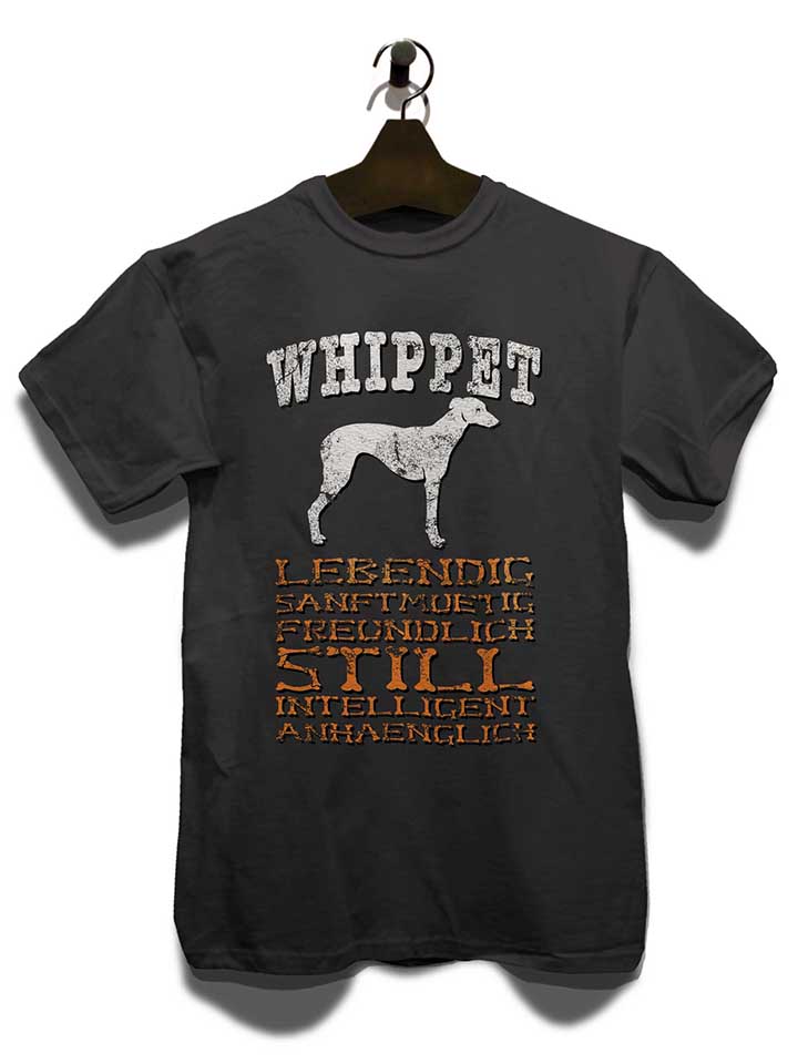 hund-whippet-t-shirt dunkelgrau 3