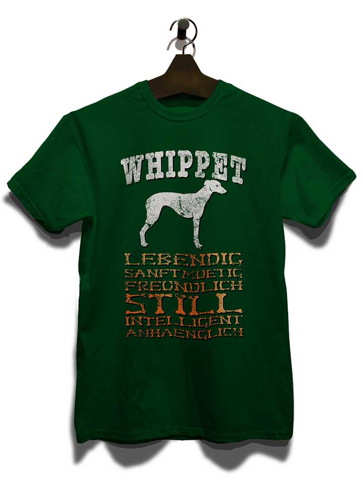 hund-whippet-t-shirt dunkelgruen 3