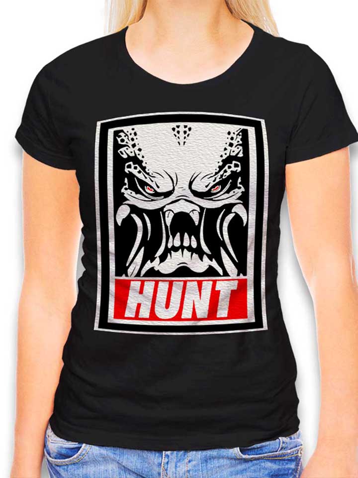 hunter-damen-t-shirt schwarz 1