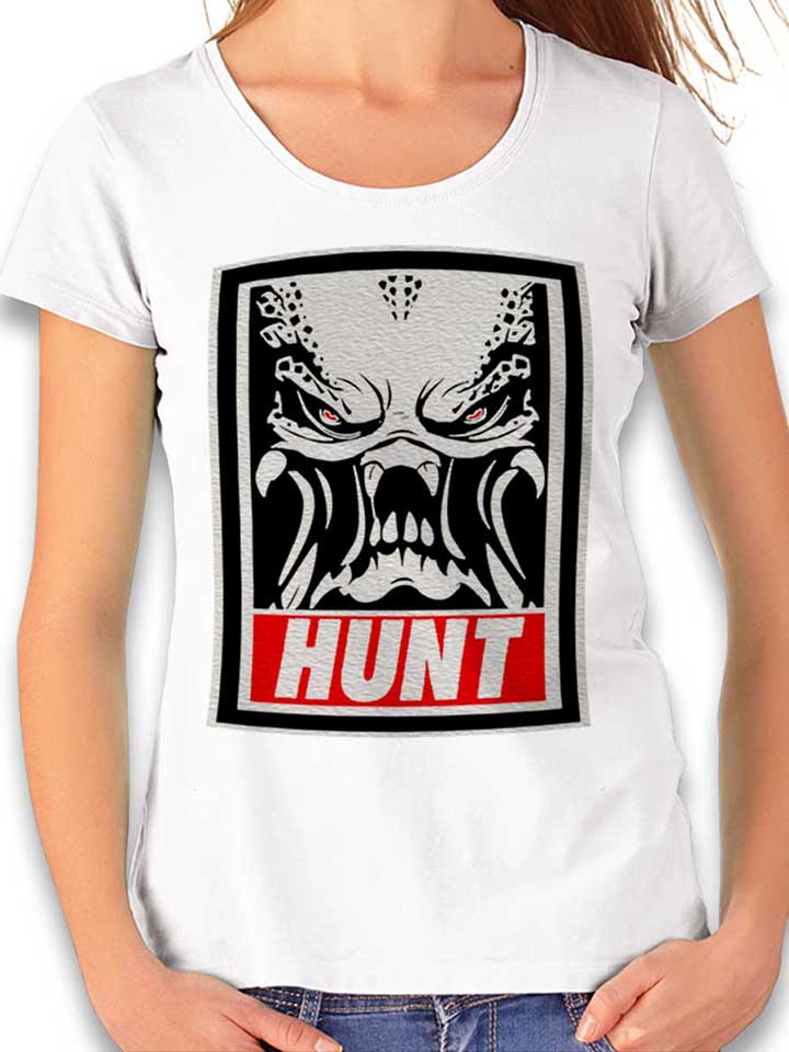 hunter-damen-t-shirt weiss 1