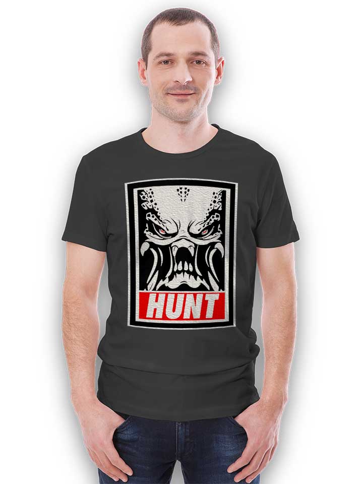 hunter-t-shirt dunkelgrau 2
