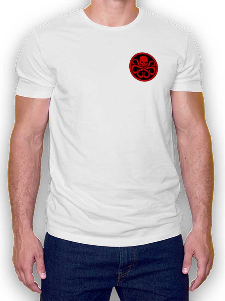 Hydra Logo Chest Print Camiseta blanco L