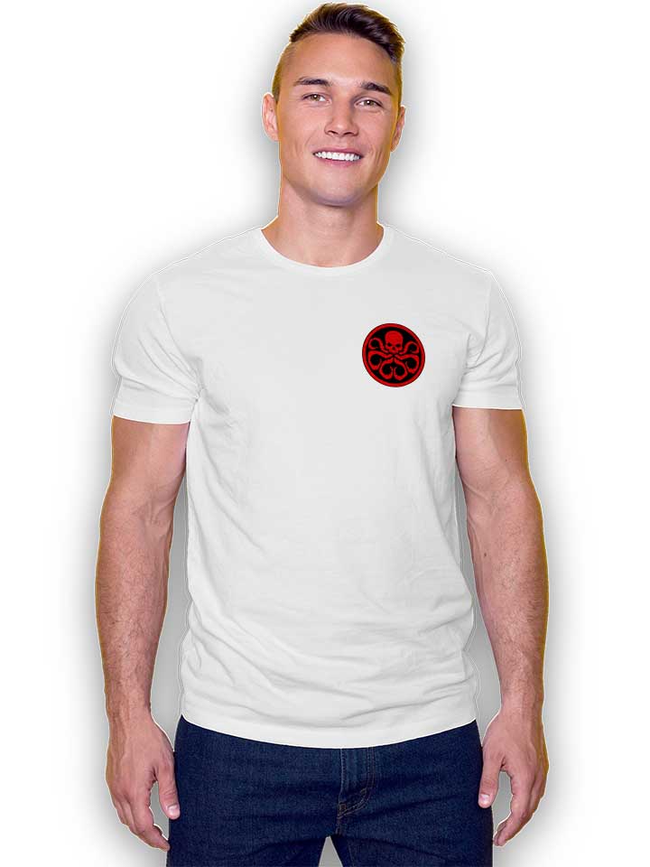 hydra-logo-chest-print-t-shirt weiss 2
