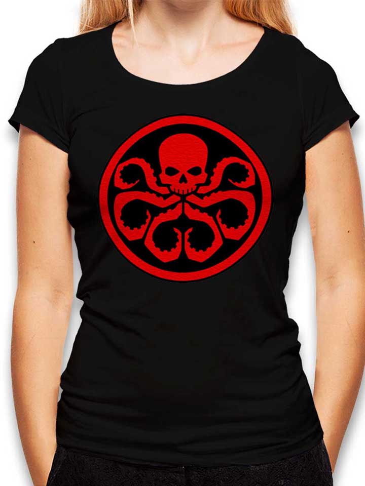 Hydra Logo Damen T-Shirt schwarz L