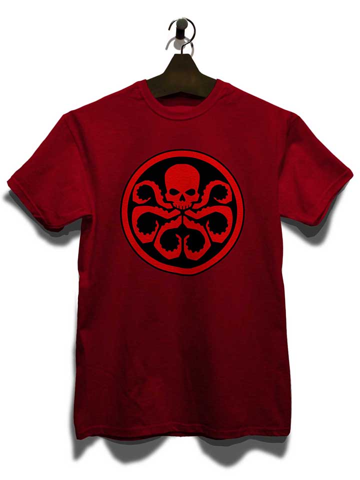 hydra-logo-t-shirt bordeaux 3