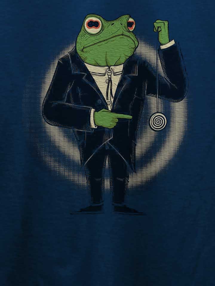 hypno-frog-t-shirt dunkelblau 4