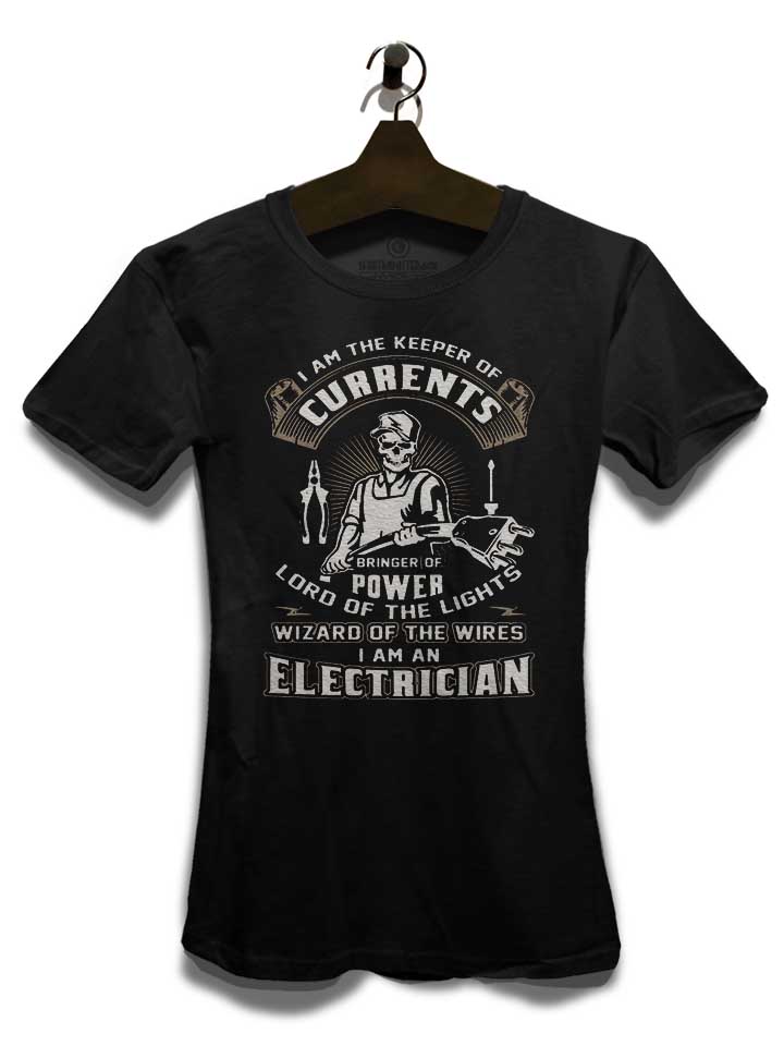 i-am-an-electrician-damen-t-shirt schwarz 3