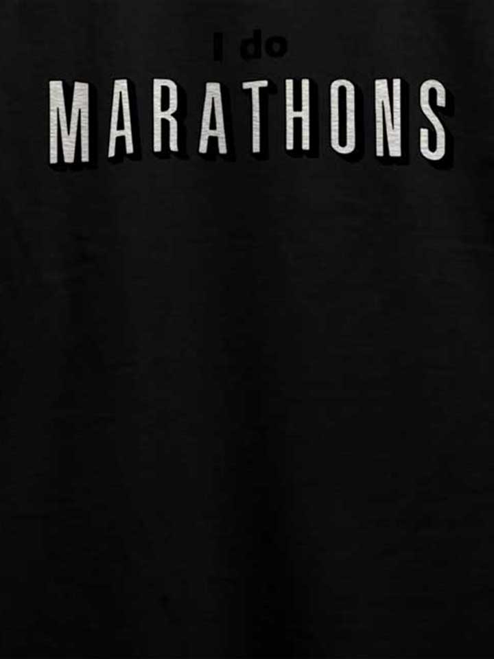i-do-marathons-t-shirt schwarz 4