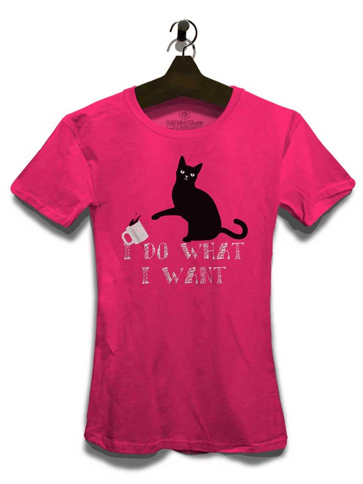 i-do-what-i-want-damen-t-shirt fuchsia 3