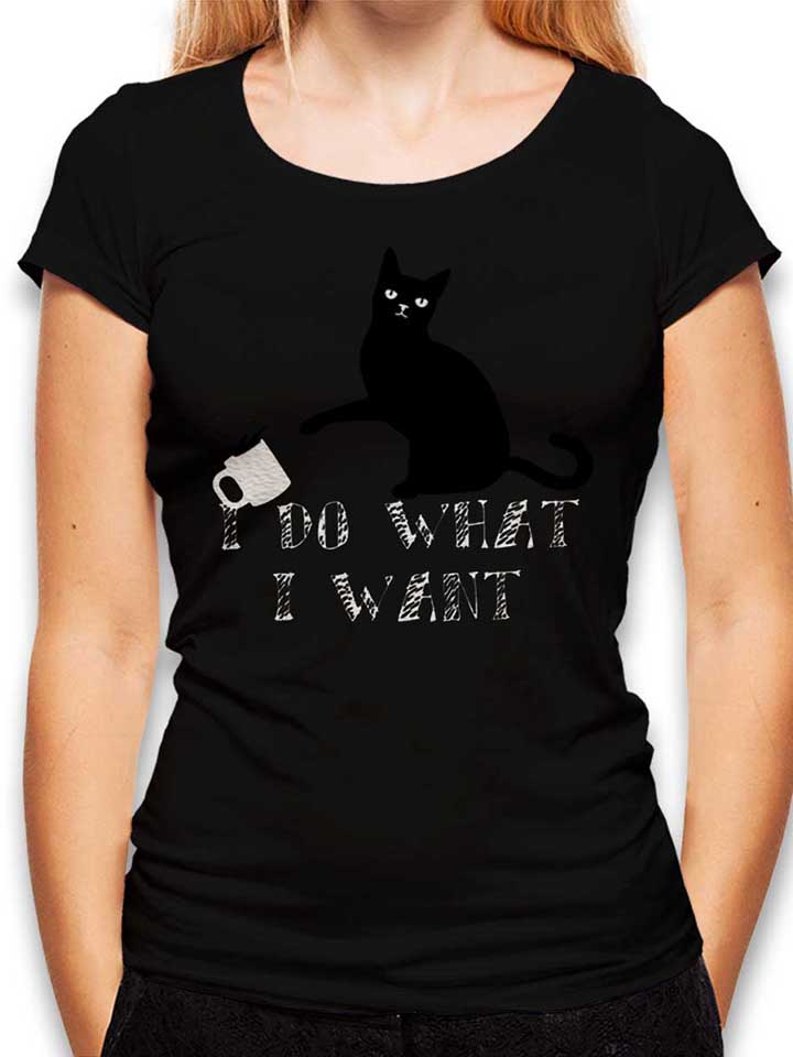 I Do What I Want Womens T-Shirt black L