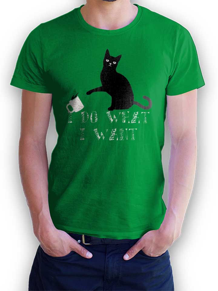 I Do What I Want T-Shirt green-green L