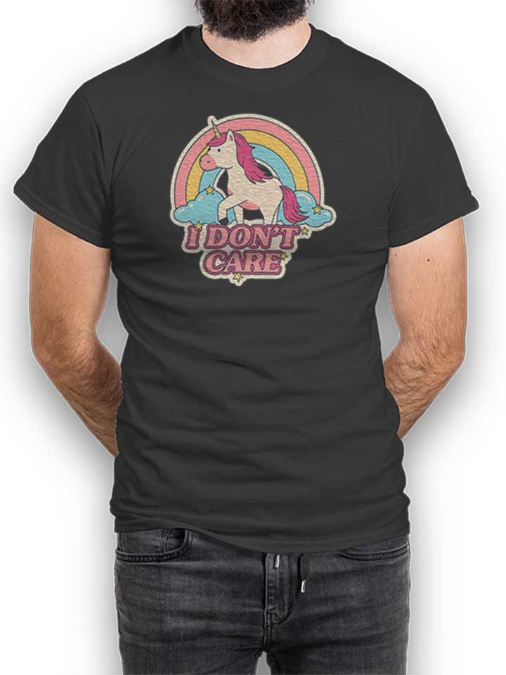 i-dont-care-unicorn-t-shirt dunkelgrau 1