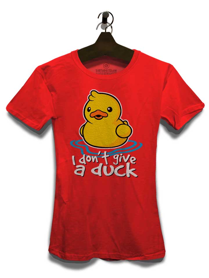 i-dont-give-a-duck-damen-t-shirt rot 3