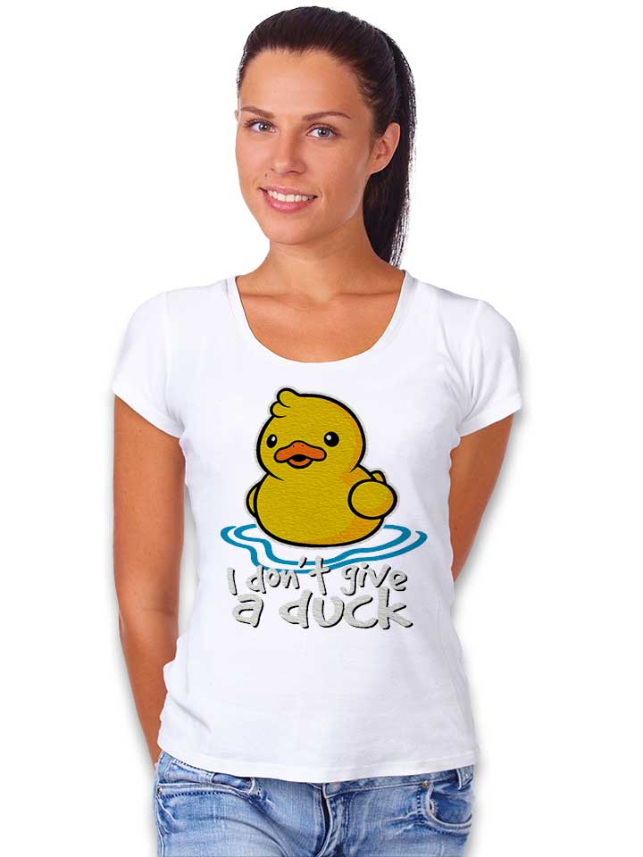 i-dont-give-a-duck-damen-t-shirt weiss 2