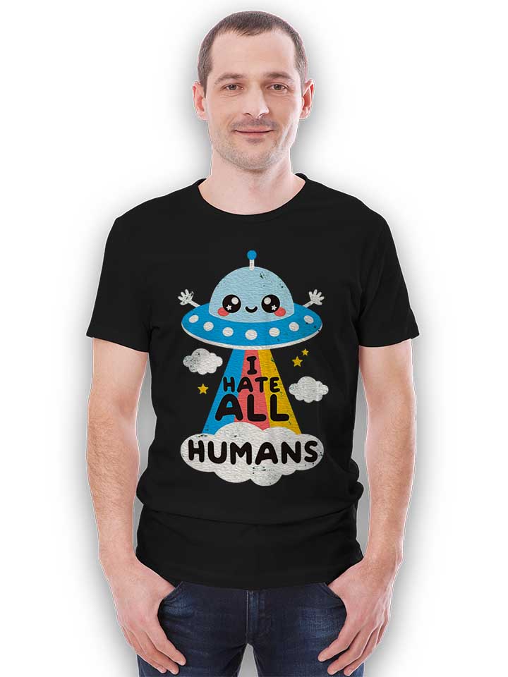 i-hate-all-humans-ufo-t-shirt schwarz 2