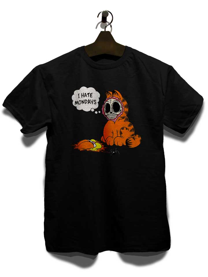 i-hate-mondays-cat-t-shirt schwarz 3