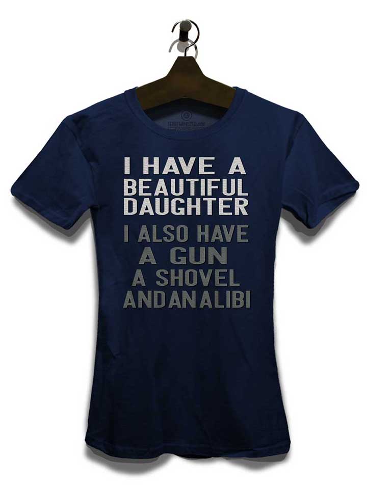 i-have-a-beautiful-daughter-damen-t-shirt dunkelblau 3