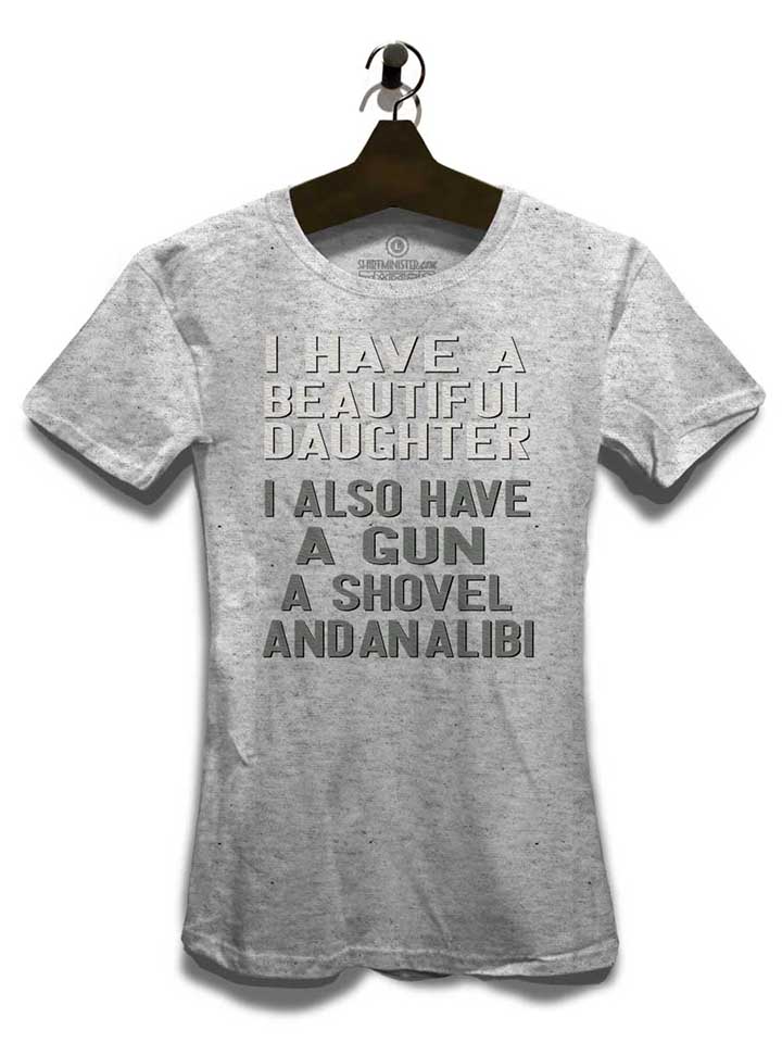 i-have-a-beautiful-daughter-damen-t-shirt grau-meliert 3
