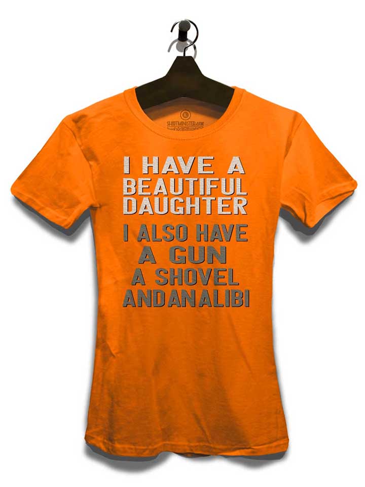 i-have-a-beautiful-daughter-damen-t-shirt orange 3