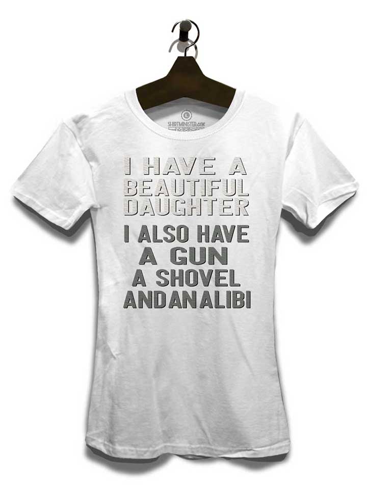 i-have-a-beautiful-daughter-damen-t-shirt weiss 3