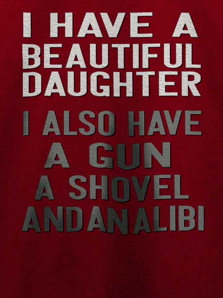 i-have-a-beautiful-daughter-t-shirt bordeaux 4