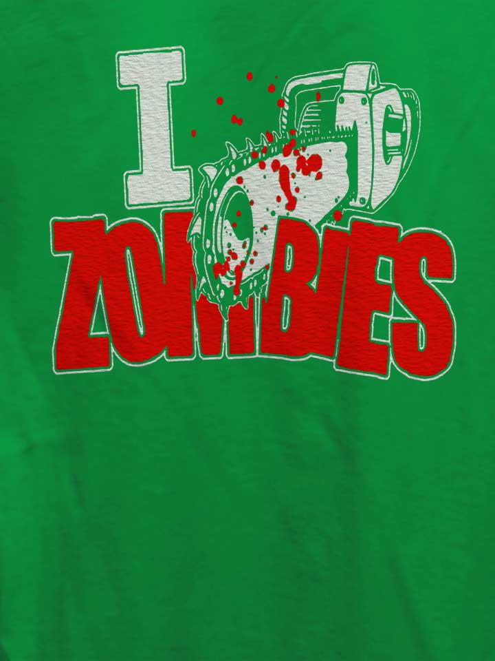i-kill-zombies-damen-t-shirt gruen 4