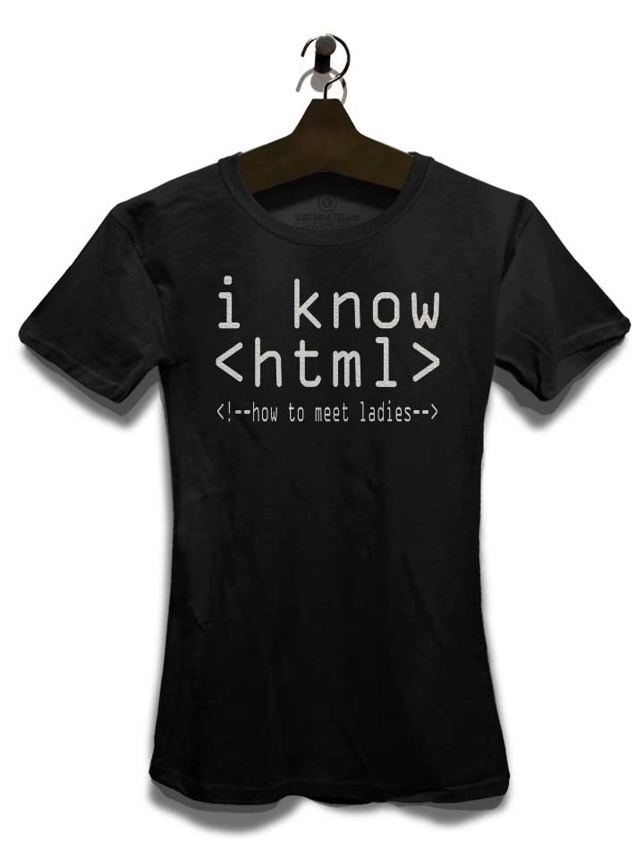 i-know-html-damen-t-shirt schwarz 3
