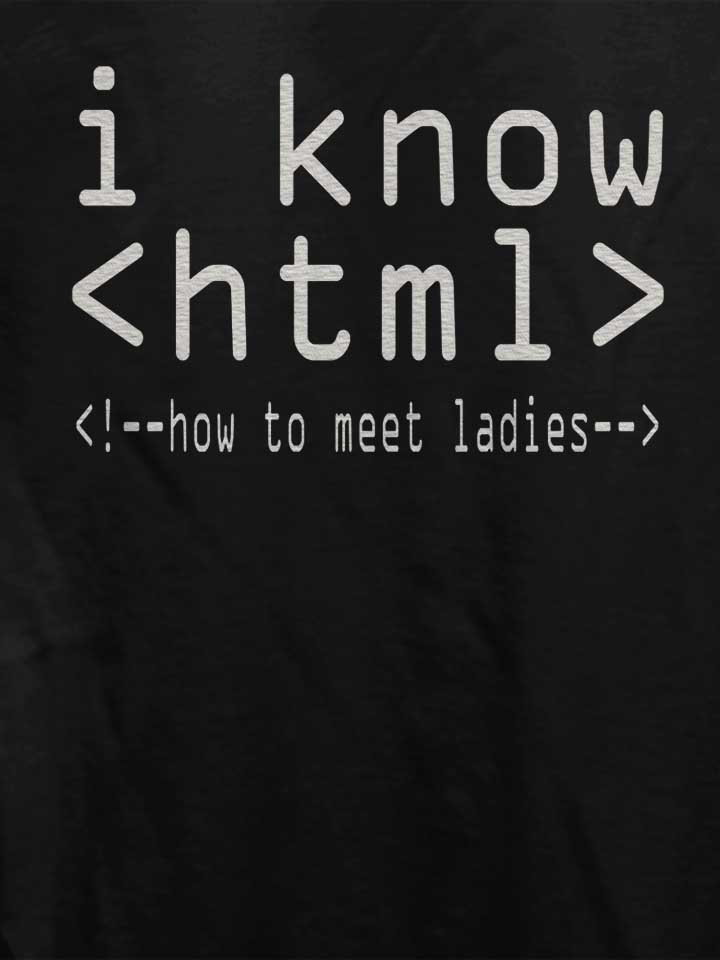 i-know-html-damen-t-shirt schwarz 4