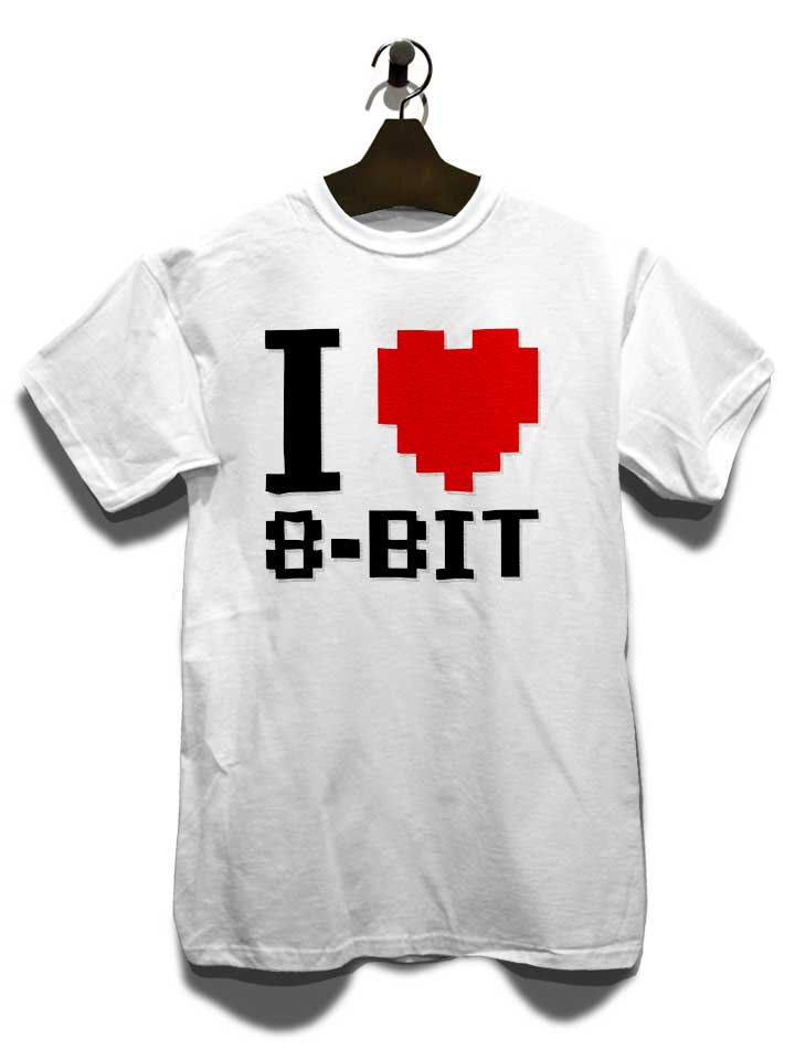 i-love-8-bit-t-shirt weiss 3
