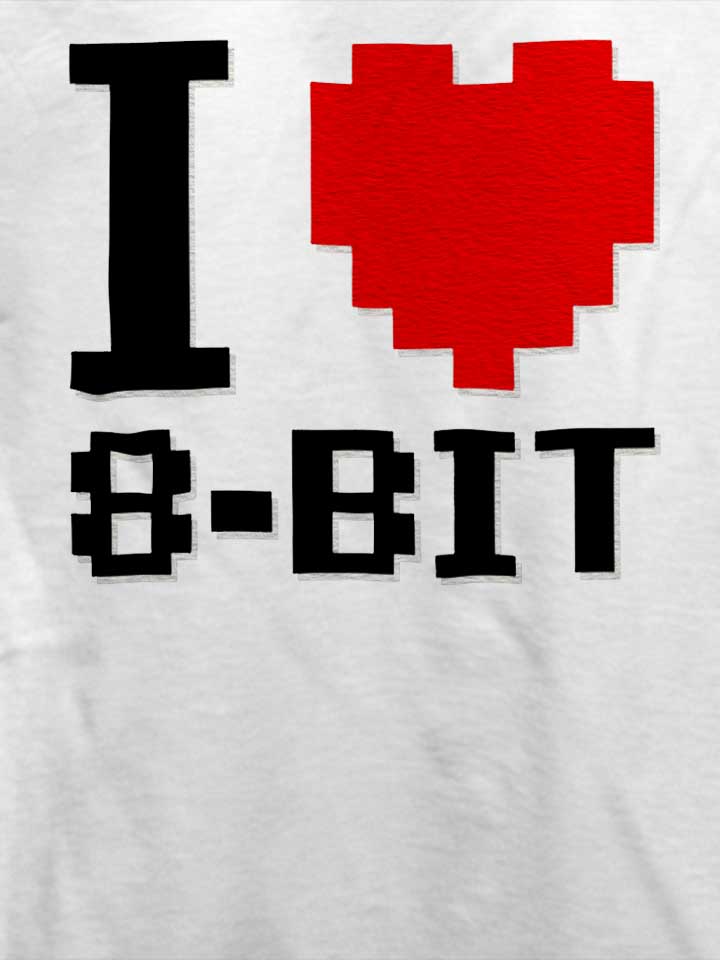i-love-8-bit-t-shirt weiss 4
