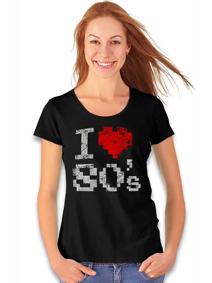 i-love-80s-vintage-damen-t-shirt schwarz 2