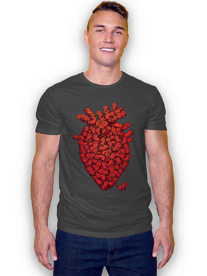 i-love-cat-heart-t-shirt dunkelgrau 2