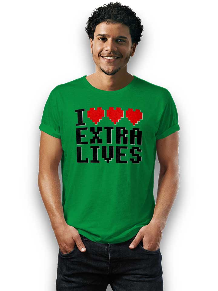 i-love-exra-lives-t-shirt gruen 2