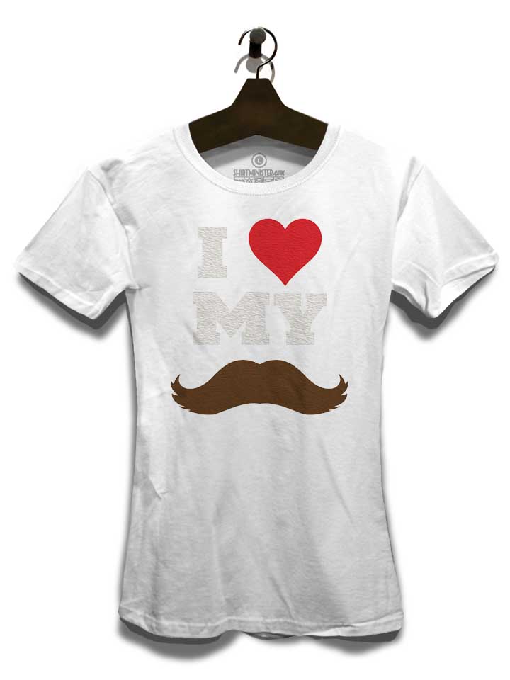 i-love-my-mustache-damen-t-shirt weiss 3