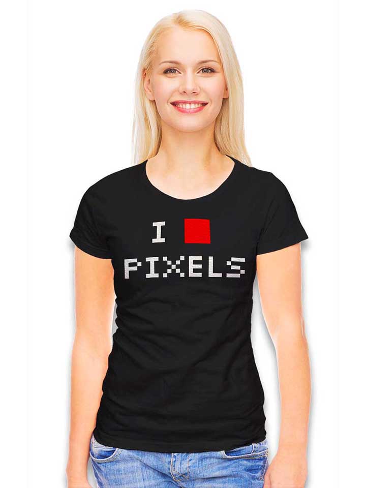 i-love-pixels-damen-t-shirt schwarz 2