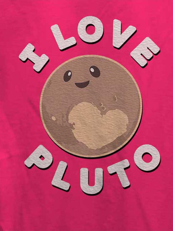 i-love-pluto-damen-t-shirt fuchsia 4