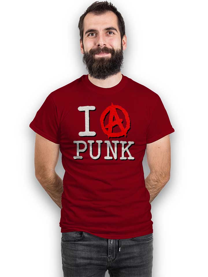 i-love-punk-t-shirt bordeaux 2