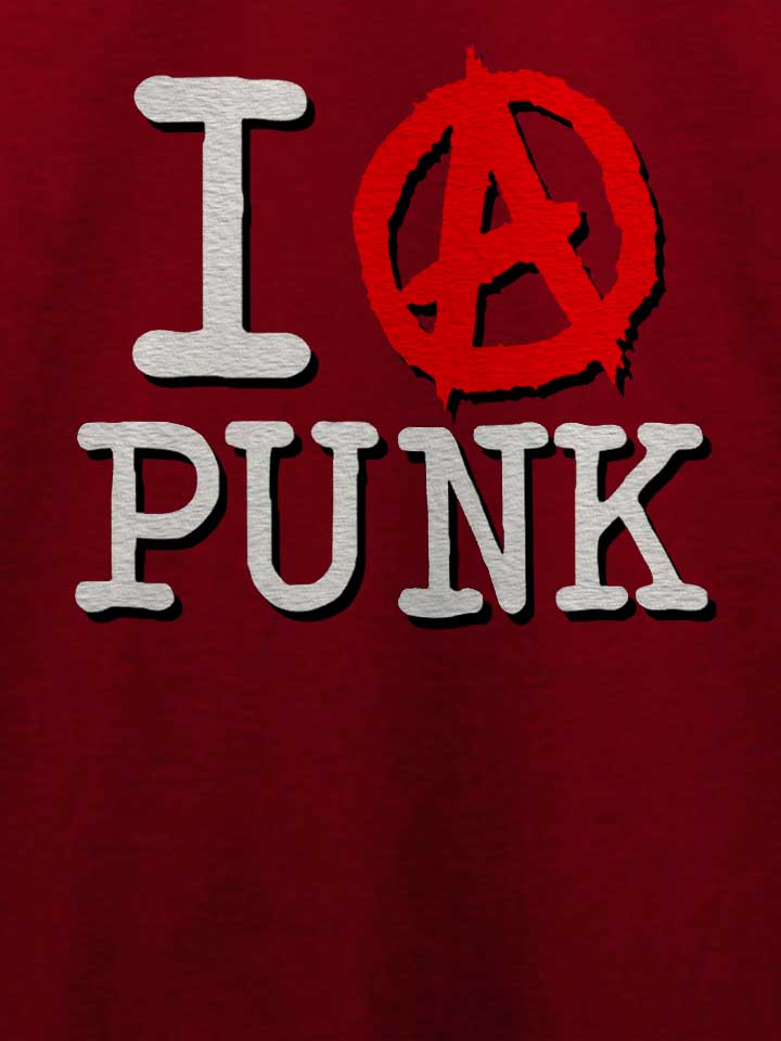 i-love-punk-t-shirt bordeaux 4