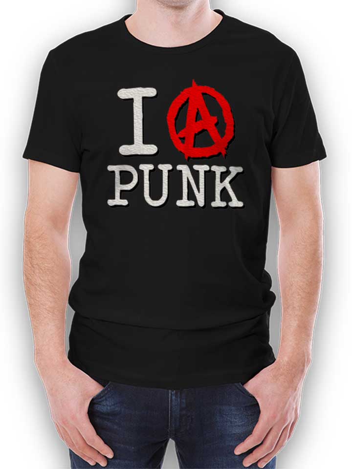 I Love Punk T-Shirt schwarz L